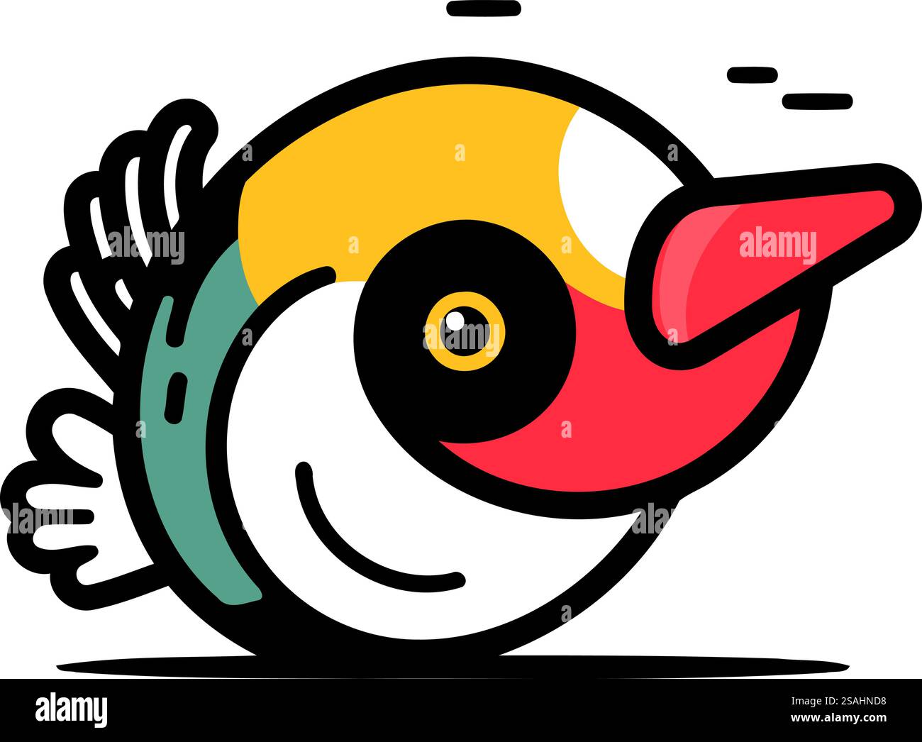 Icona dei pinguini. Cartoon illustrazione del pinguino icona vettore per il web Illustrazione Vettoriale