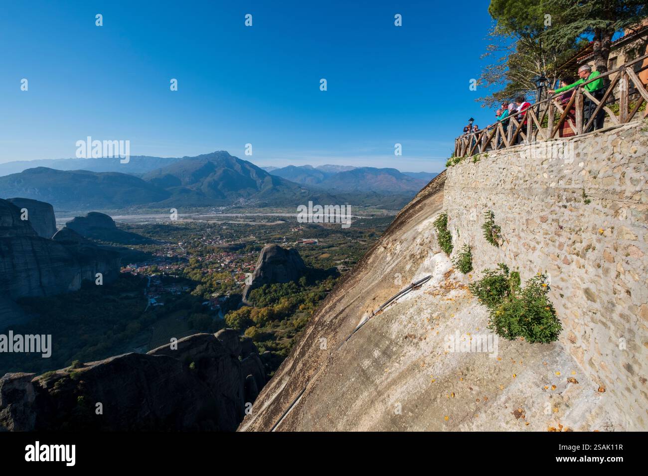 I monasteri di Meteora, Grecia Foto Stock