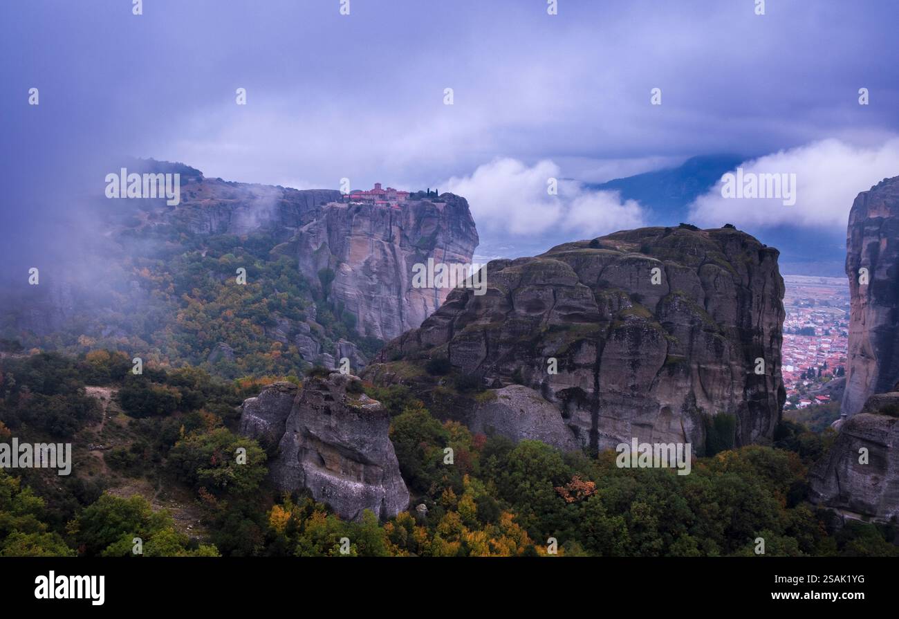 I monasteri di Meteora, Grecia Foto Stock