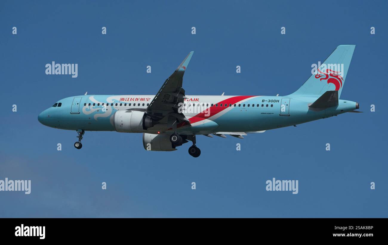 Nuova rotta Loong Air per Singapore da Wenzhou Foto Stock