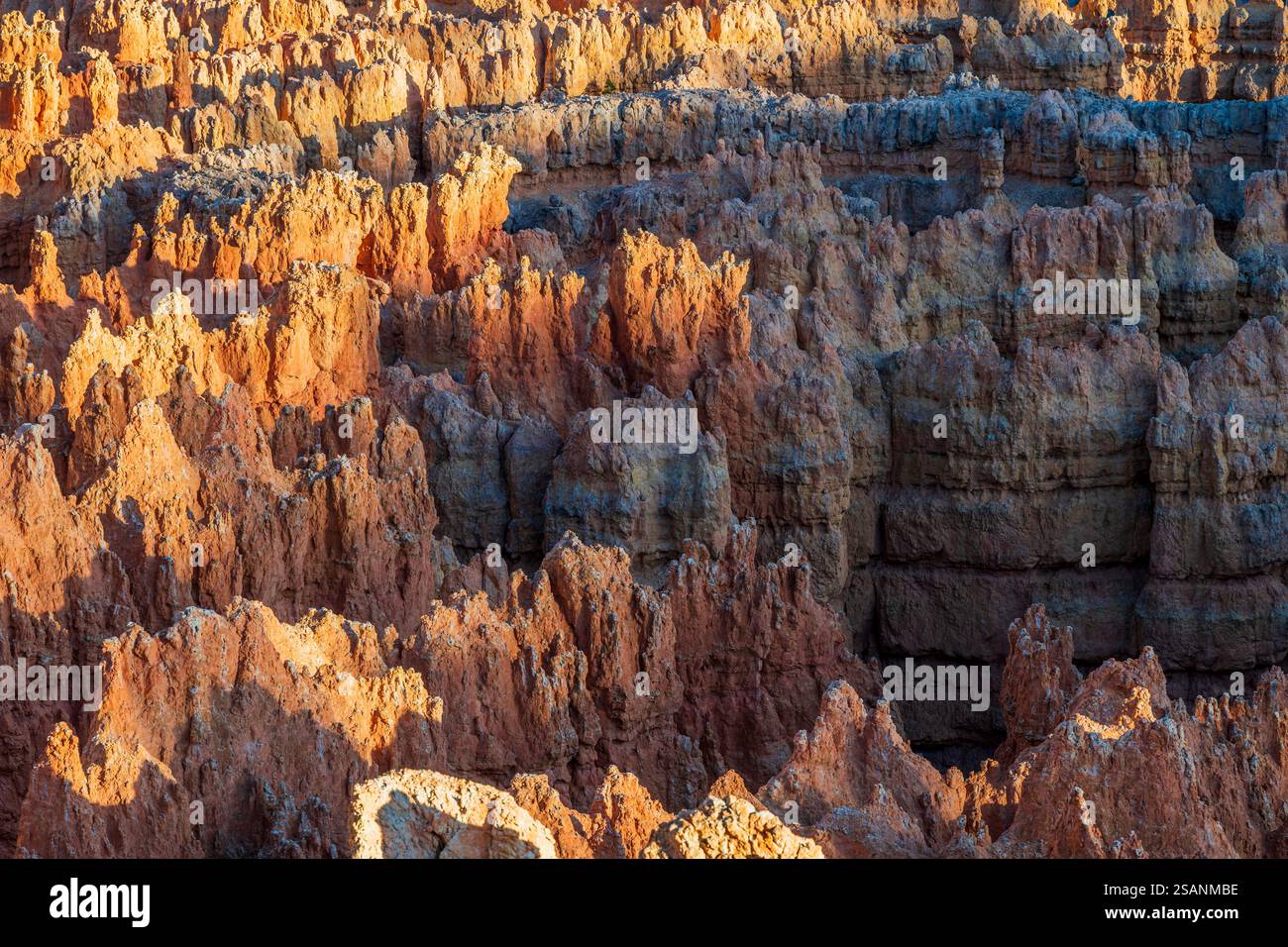 Vista panoramica sull'anfiteatro, sul Bryce Canyon National Park, Utah, Stati Uniti Foto Stock