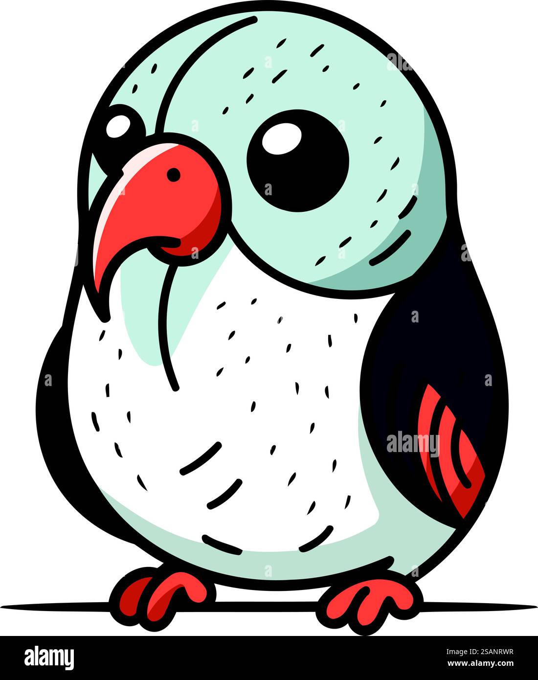 Icona dei pinguini. Cartoon illustrazione del pinguino icona vettore per il web Illustrazione Vettoriale