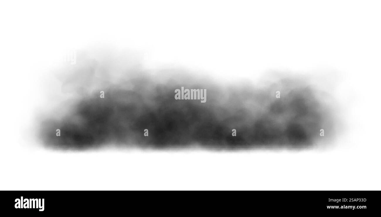 Nube di fumo nero, nebbia tossica sporca o smog. Struttura fumi nera isolata su sfondo bianco. Illustrazione vettoriale realistica di scuro fumoso Illustrazione Vettoriale Nube di fumo nero, nebbia tossica sporca o smog. Struttura fumi nera isolata su sfondo bianco. Illustrazione vettoriale realistica di scuro fumoso Illustrazione Vettoriale