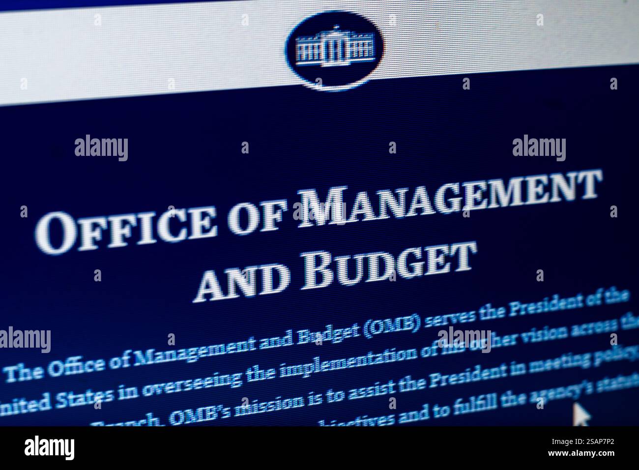 Una presentazione dettagliata del ruolo dell'Ufficio di gestione e di bilancio nell'orientamento delle politiche fiscali nazionali e nell'assegnazione delle risorse, Foto Stock