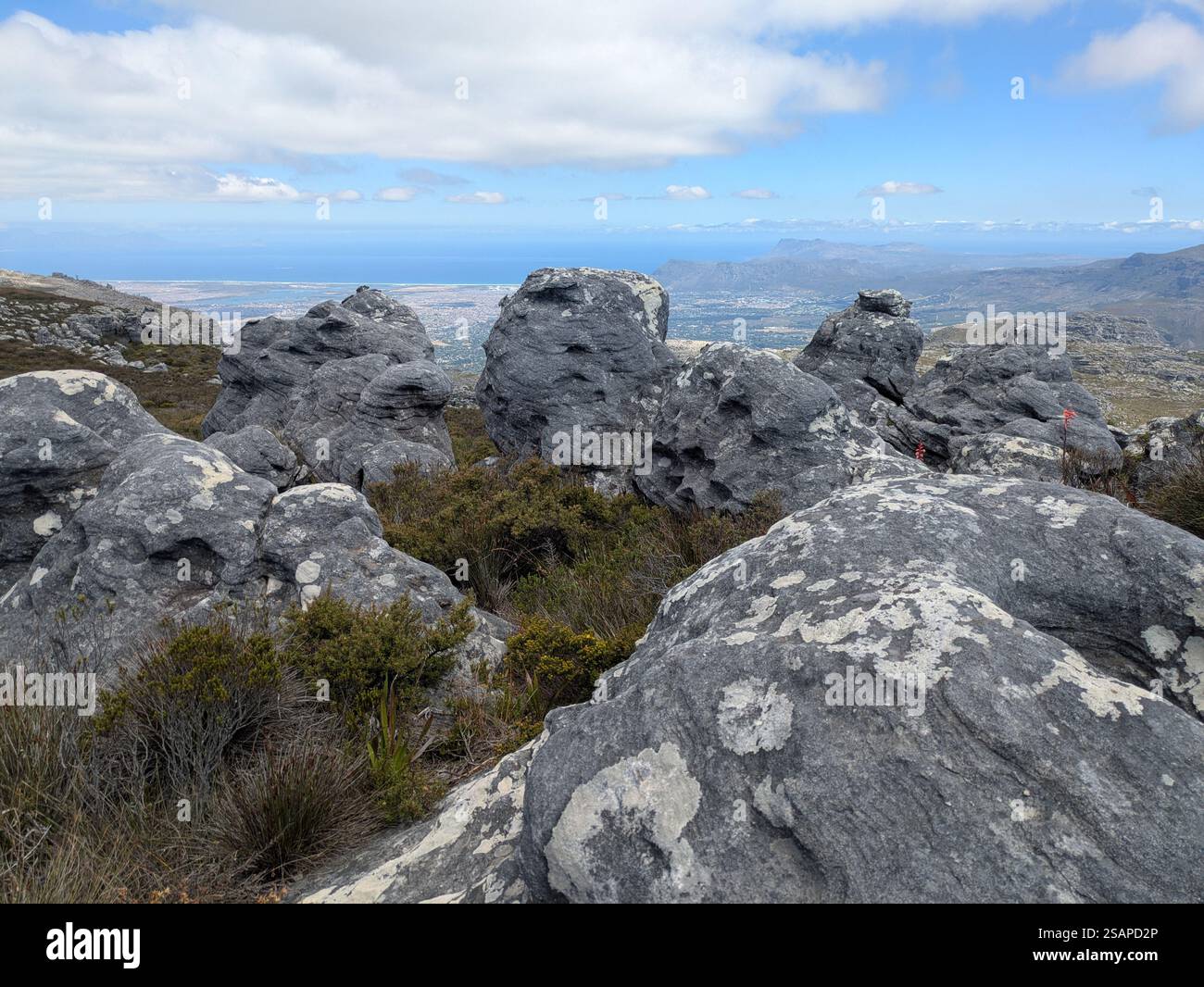 Escursioni a Table Mountain Foto Stock