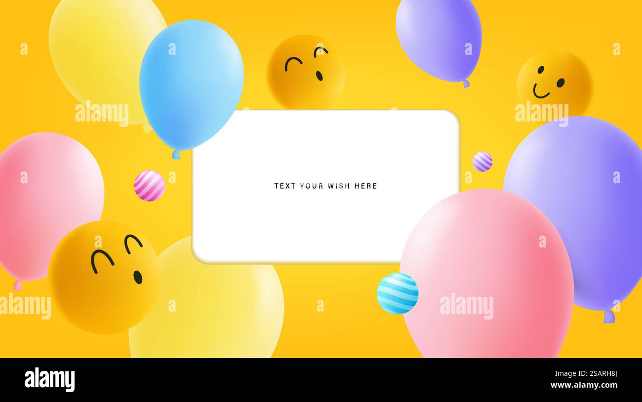 Presentazione della scena vuota per bambini o bambini con sfondo 3d. Illustrazione Vettoriale