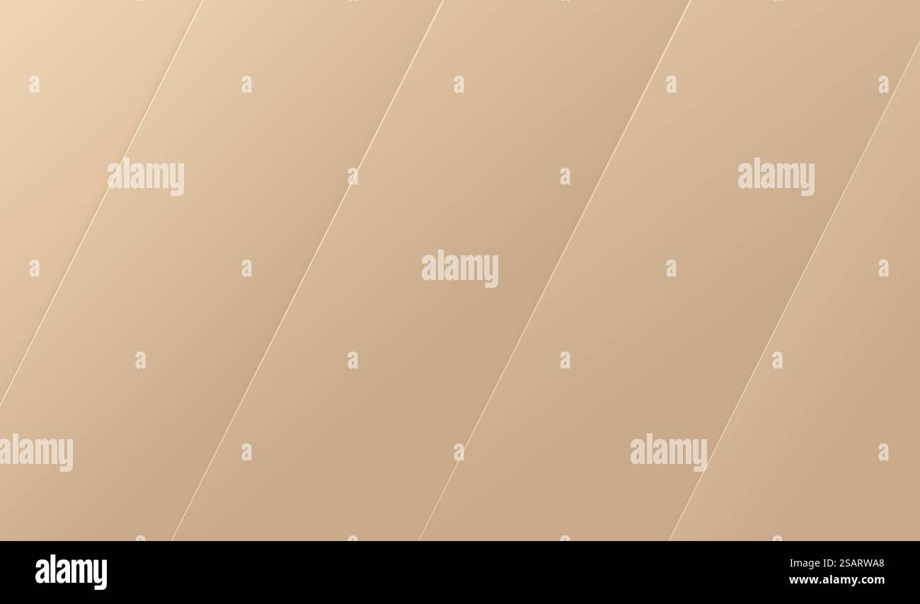 Sfondo beige astratto con strisce. Modello di sfondo dorato vettoriale per banner o poster Illustrazione Vettoriale