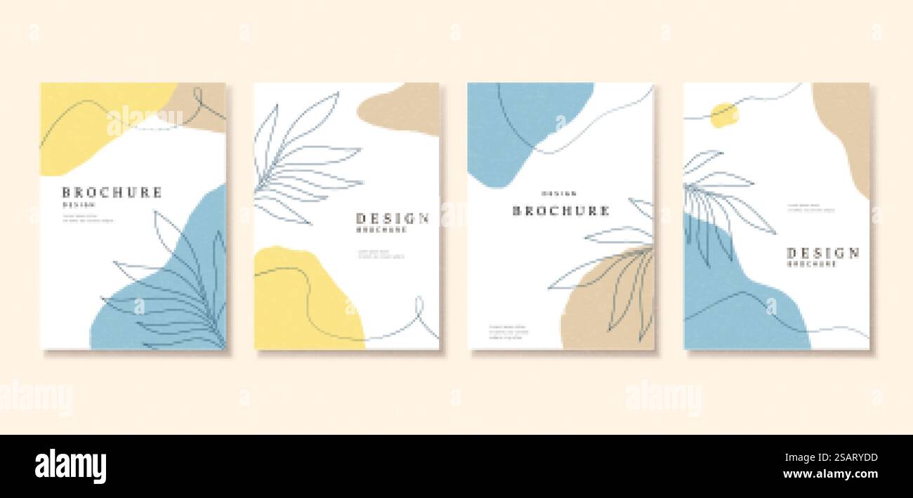 Modello di copertura minimale Illustrazione Vettoriale