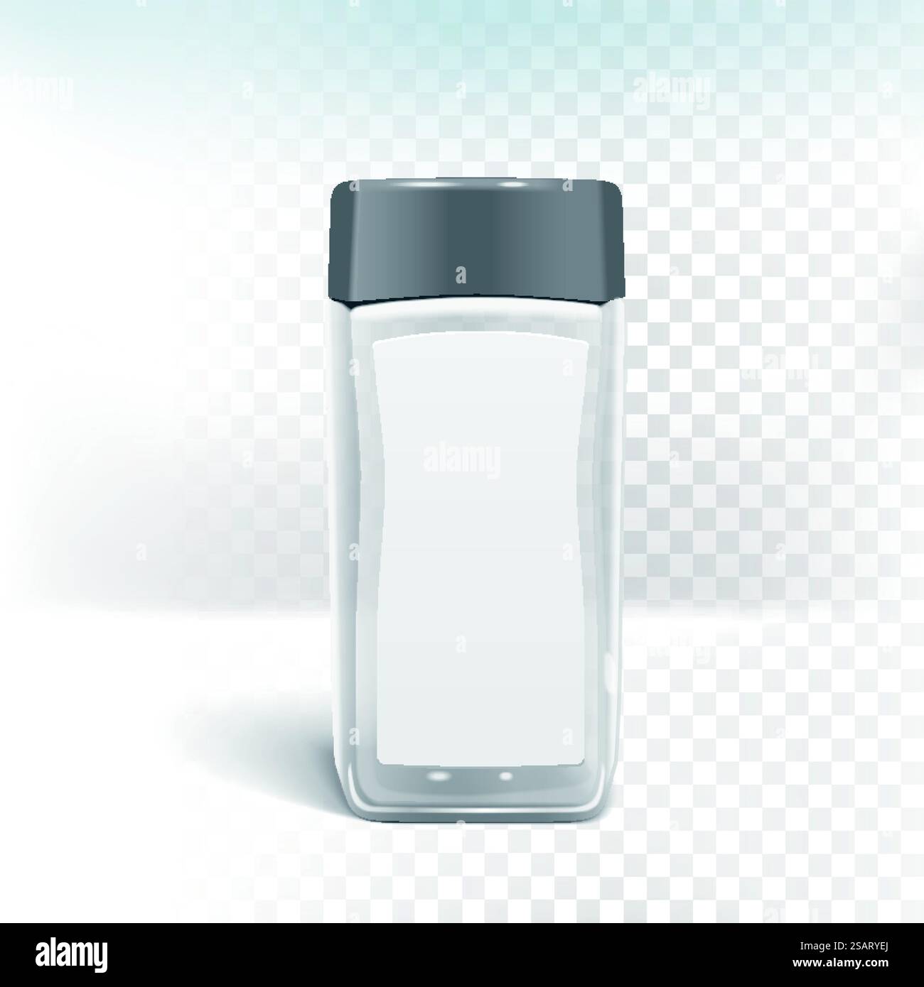 confezione di caffè in bottiglia, isolata su sfondo trasparente. pacchetto caffè in bottiglia Illustrazione Vettoriale