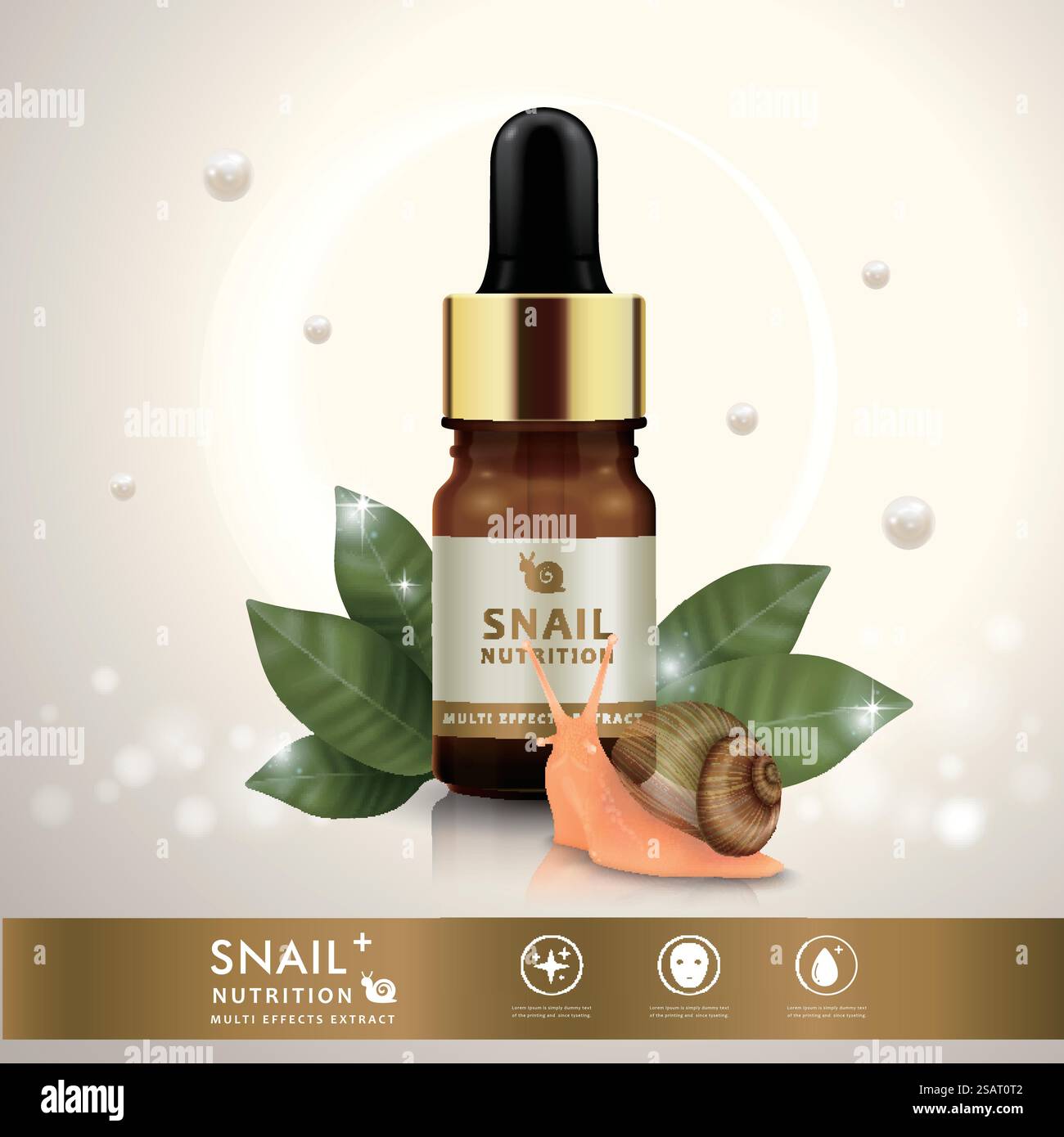 Modello ad olio essenziale Illustrazione Vettoriale