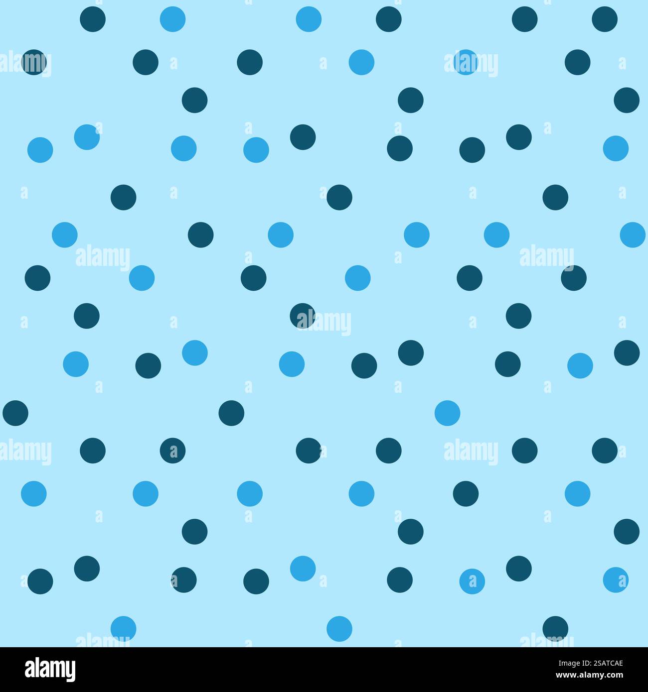 Sfondo natalizio con motivo polka senza cuciture a puntini blu neve. Illustrazione vettoriale. Sfondo natalizio con motivo polka senza cuciture a puntini blu neve Illustrazione Vettoriale