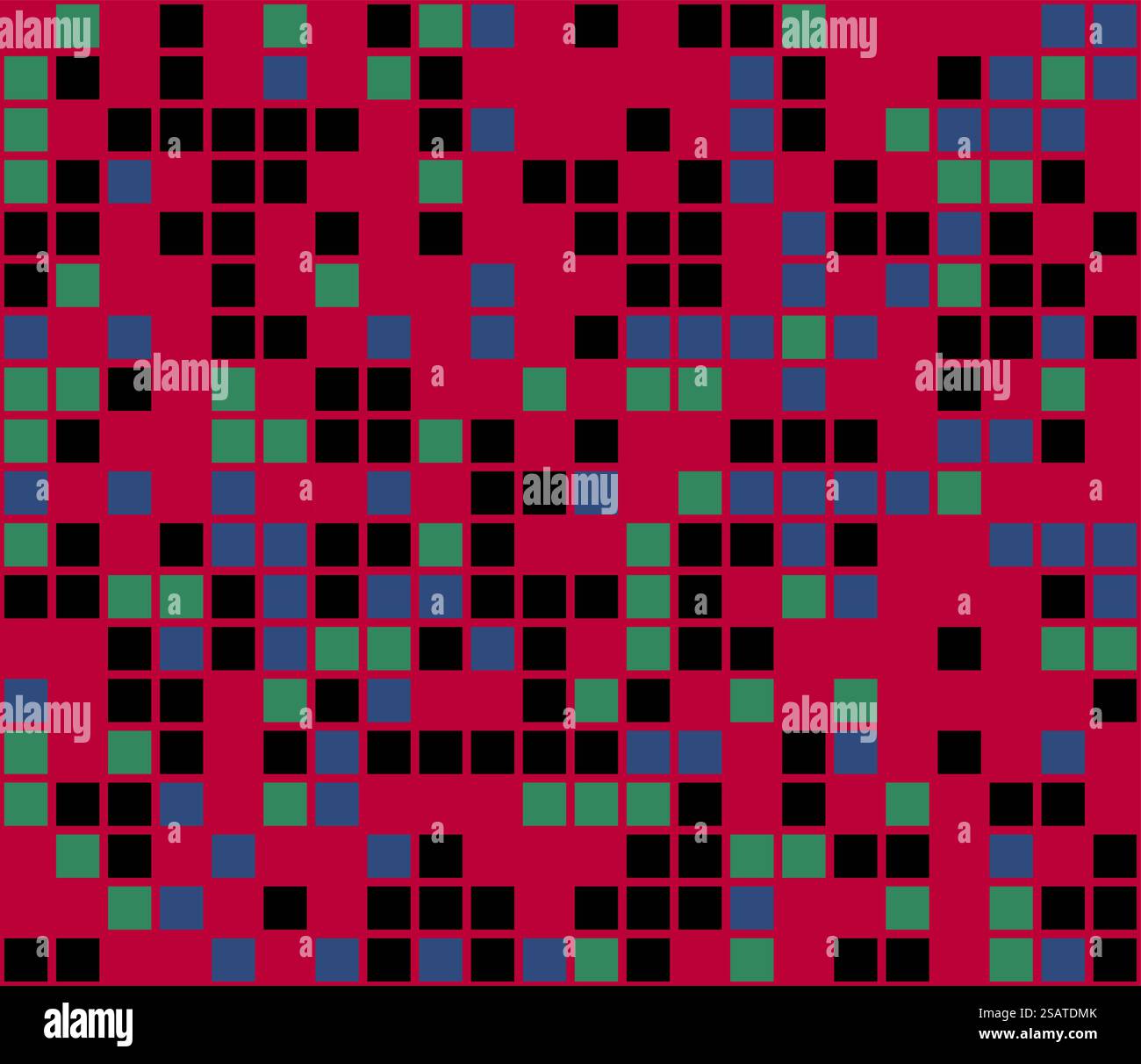 Mosaico a colori. Sfondo colorato. Modello senza giunture astratto. Illustrazione vettoriale. Illustrazione Vettoriale