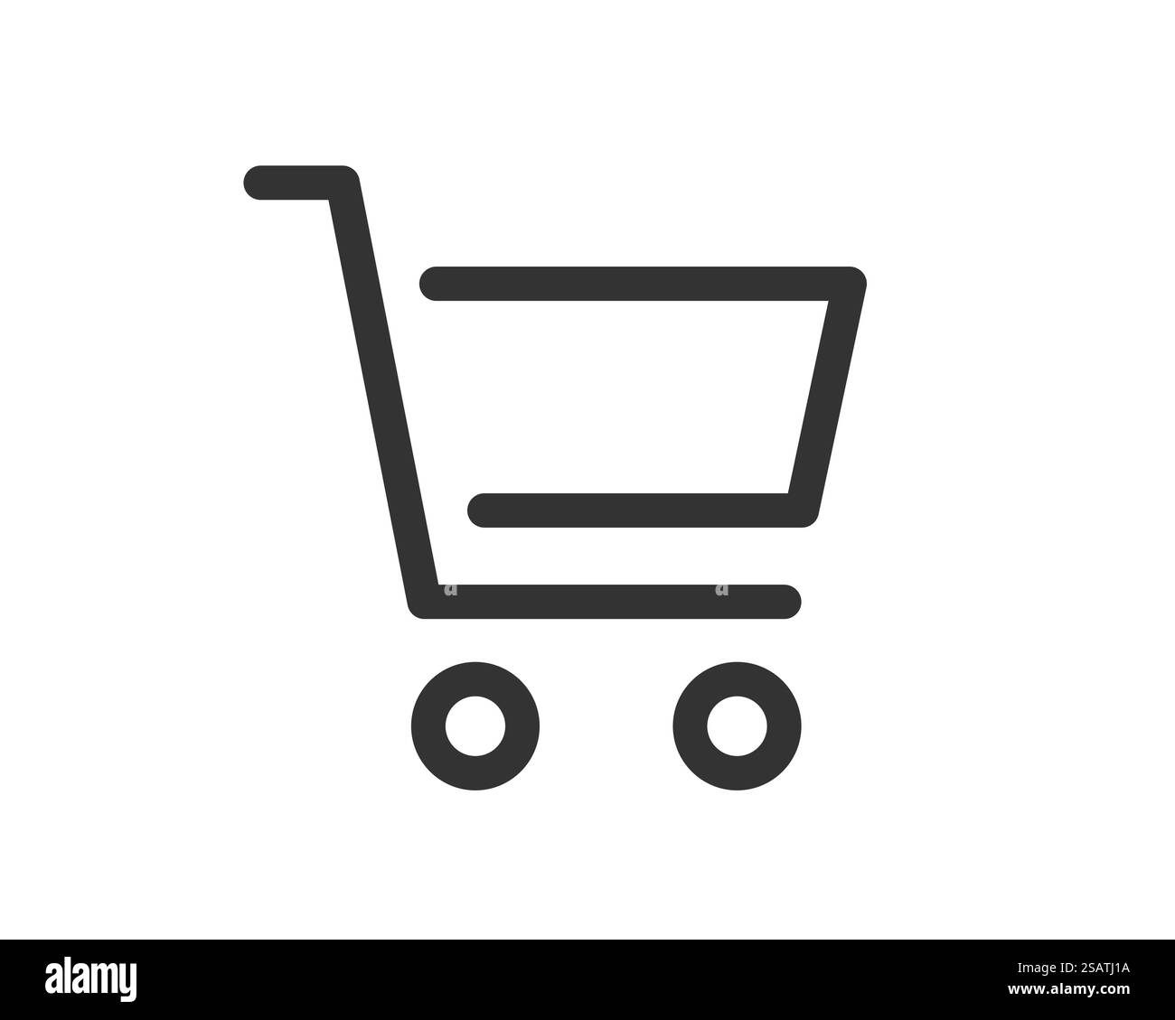 Icona del carrello vettore Illustrazione Vettoriale