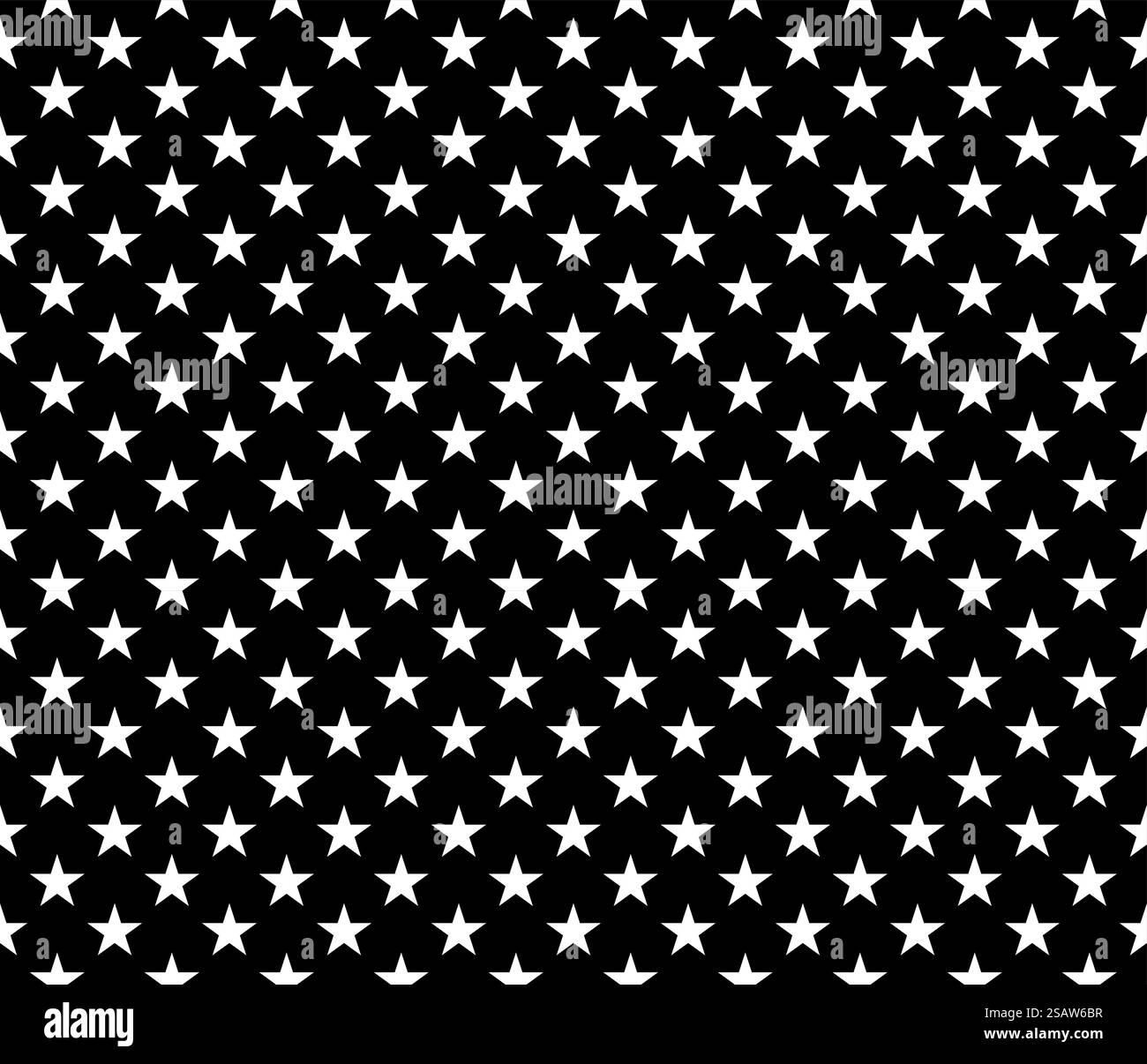 Semplici stelle bianche con motivo senza cuciture su sfondo nero. Illustrazione vettoriale. Semplici stelle bianche con motivo senza cuciture su sfondo nero Illustrazione Vettoriale