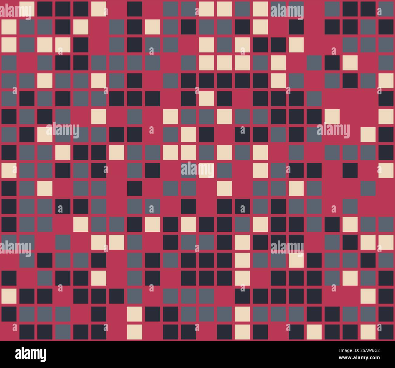Mosaico a colori. Sfondo colorato. Modello senza giunture astratto. Illustrazione vettoriale. Illustrazione Vettoriale