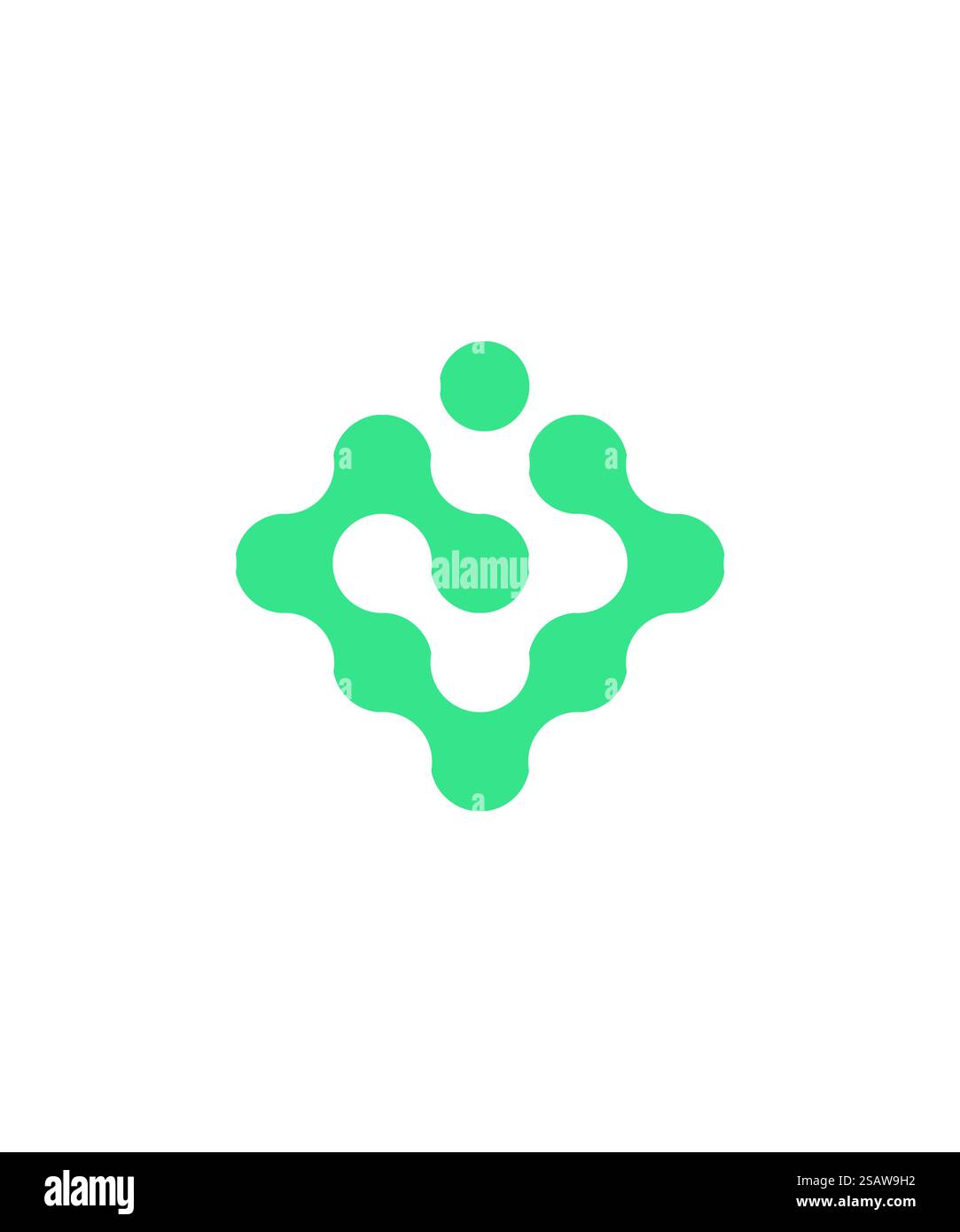 Disegno astratto del logo della tecnologia blu, disegno vettoriale del logo della tecnologia Illustrazione Vettoriale