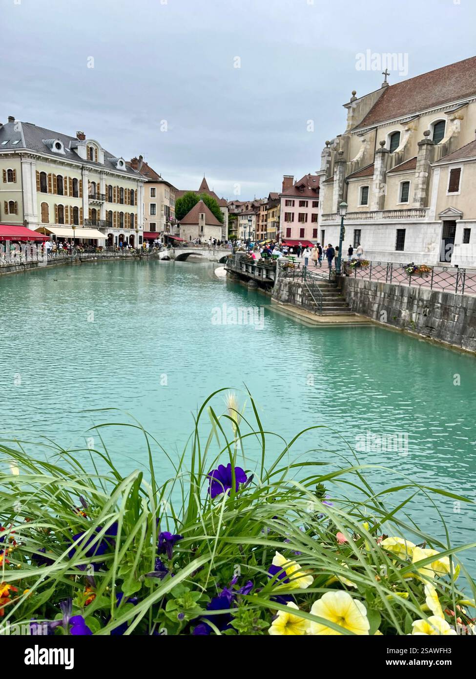 La città vecchia di Annecy con i suoi splendidi canali, l'alta Savoia, Francia Foto Stock