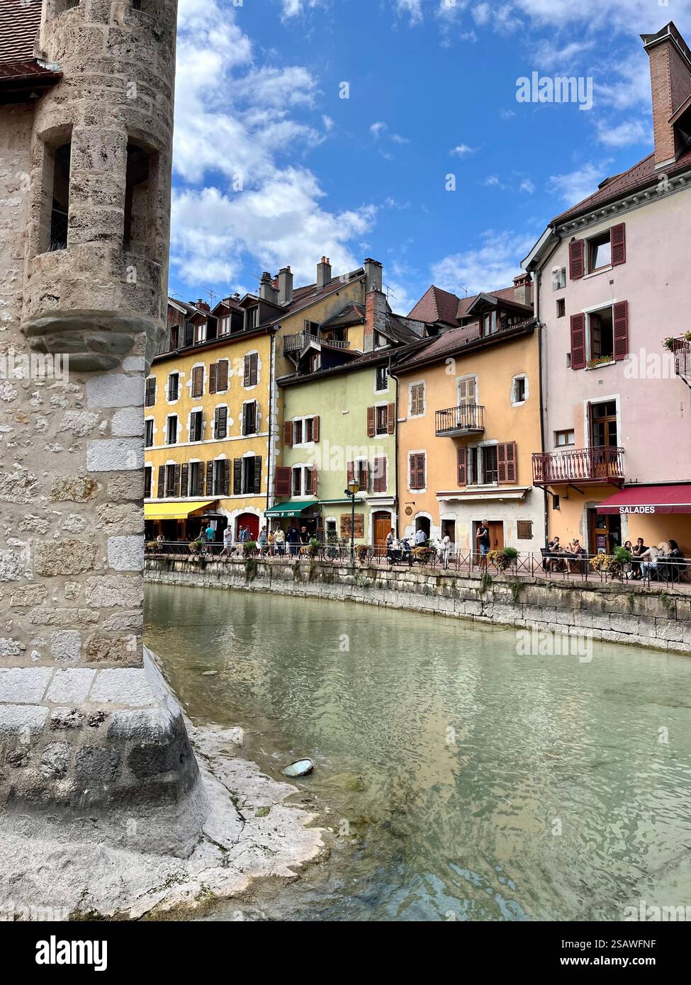 La città vecchia di Annecy con i suoi splendidi canali, l'alta Savoia, Francia Foto Stock