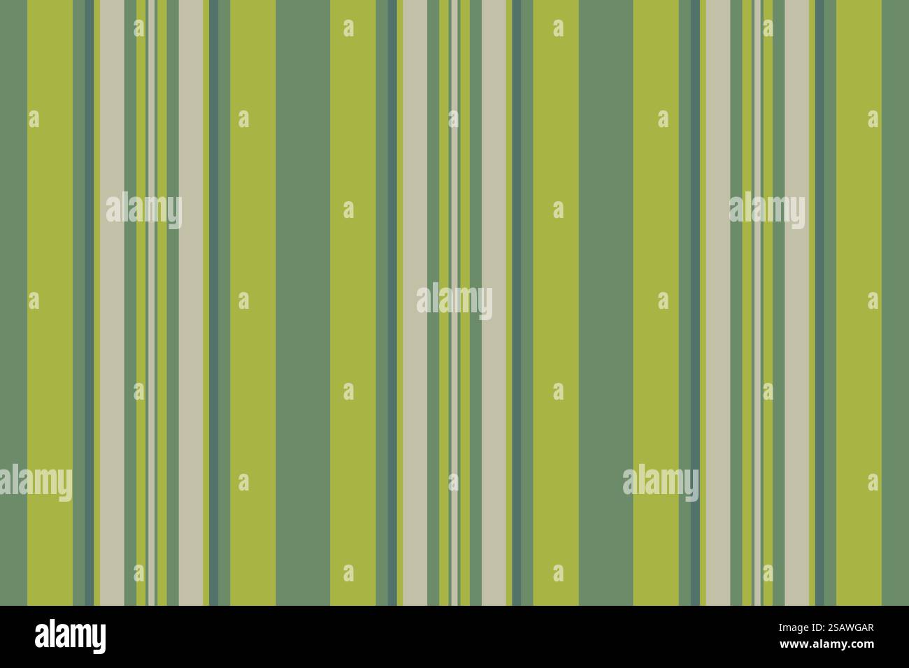 Tessuto a strisce di linee vettoriali verticali con sfondo in tessuto senza cuciture nei colori pastello e lime. Illustrazione Vettoriale