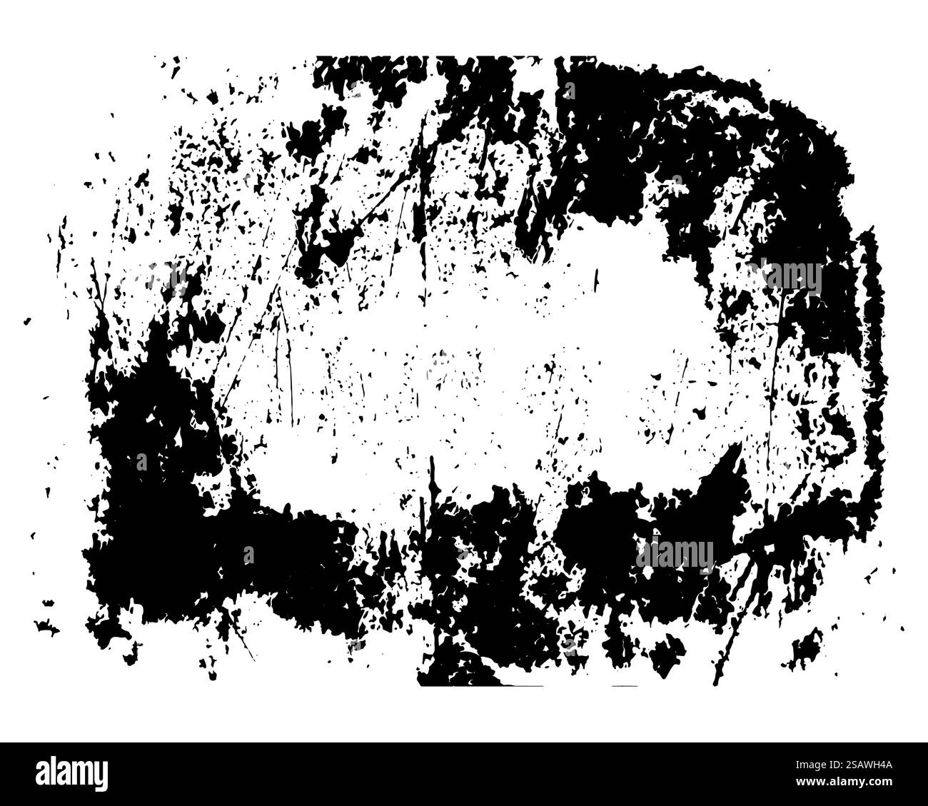 Sfondo sporco. Trama grunge bianco e nero. Illustrazione Vettoriale