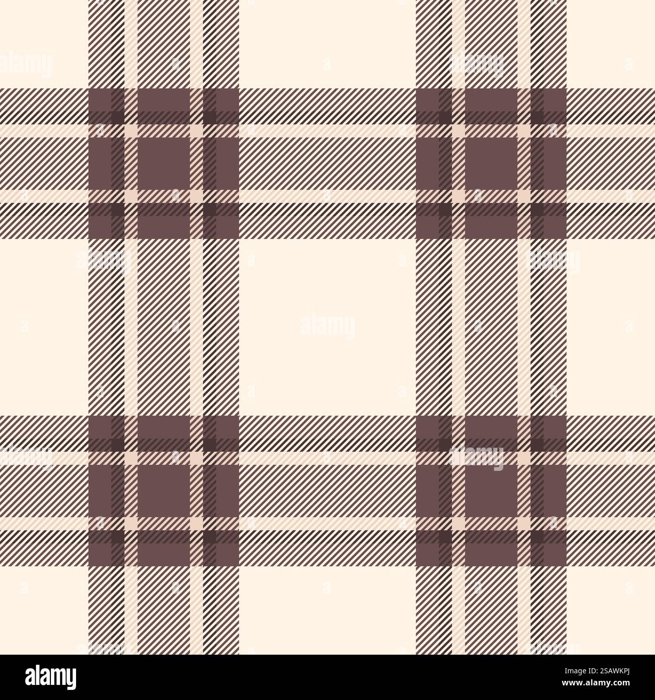 Ampio fondo in tessuto a quadri, tessuto professionale tartan a quadri. Motivo a trama anni '60, vettoriale senza cuciture in pizzo vecchio e colori pastello. Illustrazione Vettoriale