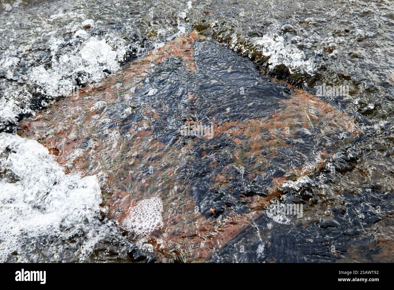 inondazione da scoppio di acqua dolce principale belfast, irlanda del nord, regno unito Foto Stock