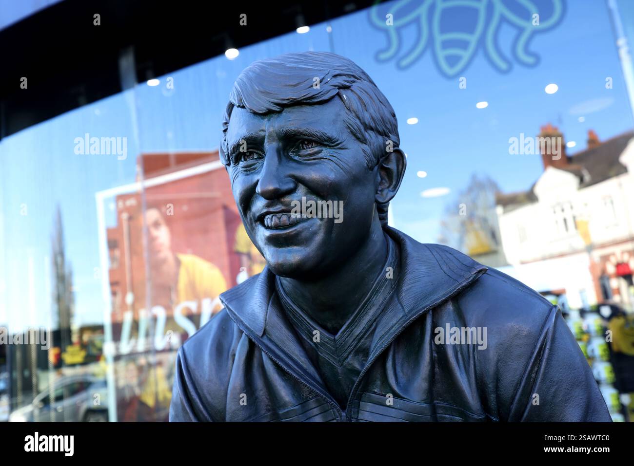 Vedute generali del Watford Football Club, Watford, Hertfordshire, Regno Unito. Foto Stock