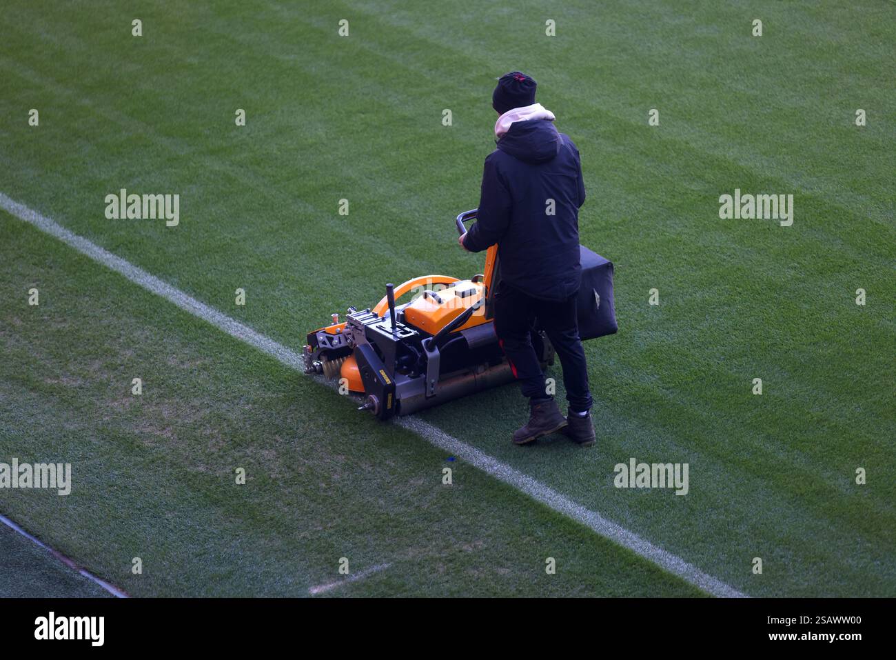 Vedute generali del Watford Football Club, Watford, Hertfordshire, Regno Unito. Foto Stock