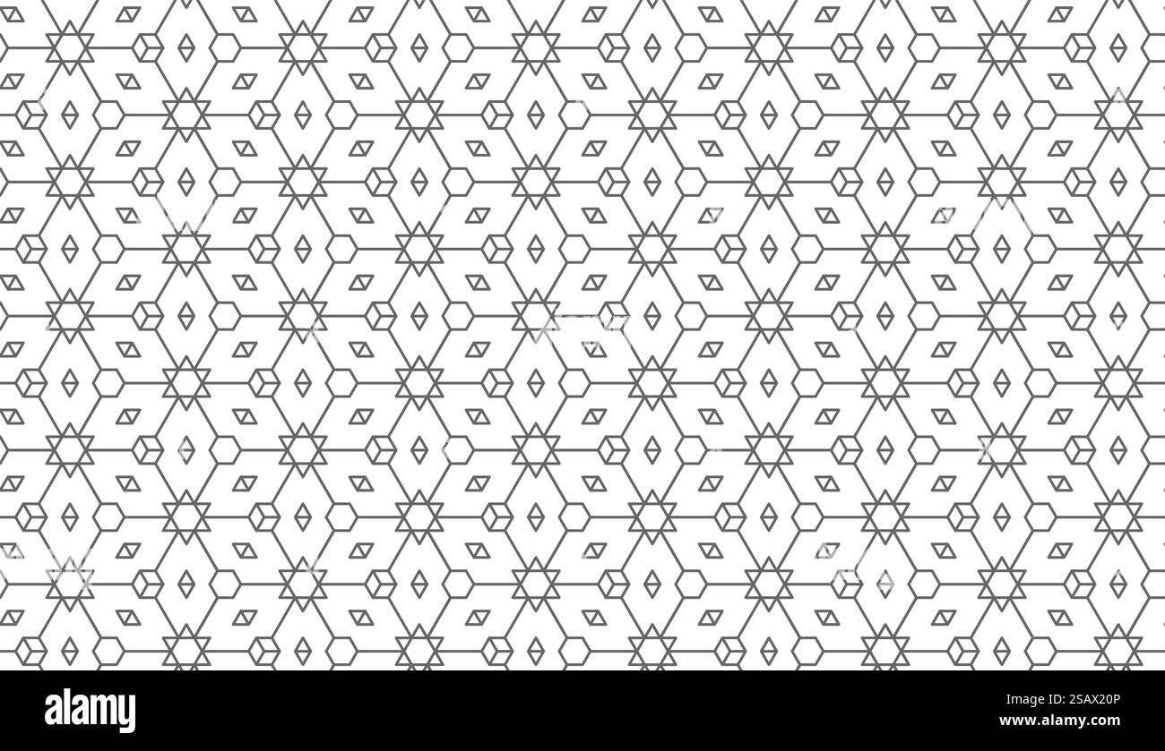 Ripetizione geometrica senza cuciture. Sfondo vettoriale dal design alla moda per lo sfondo del Web o la stampa su carta. Texture piastrella.. Ripetizione geometrica senza cuciture. Sfondo vettoriale dal design alla moda per lo sfondo del Web o la stampa su carta. Illustrazione Vettoriale