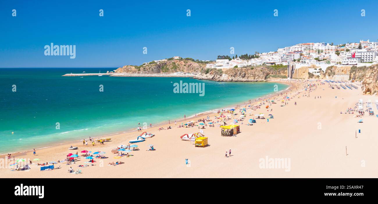 Spiaggia di Albufeira Spiaggia dei pescatori Algarve Praia dos Pescadores Spiaggia di Albufeira Algarve Portogallo UE Europa Foto Stock