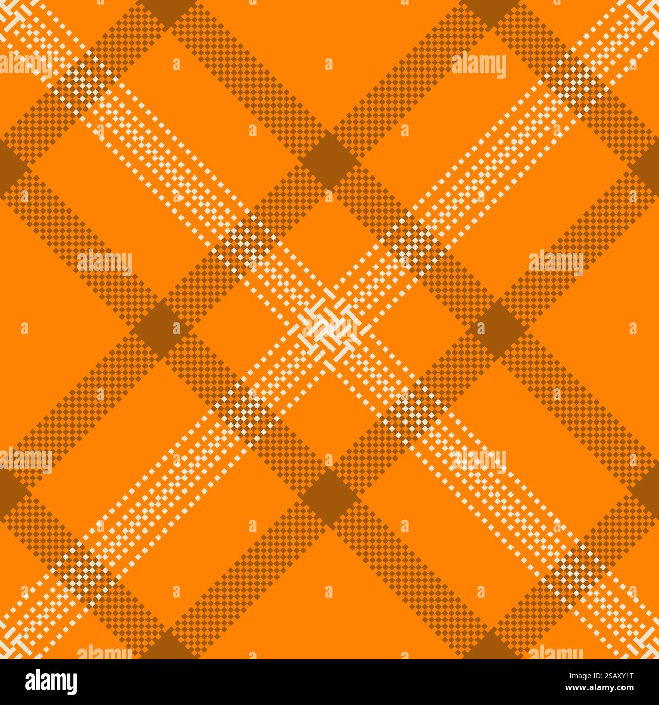 Motivo diritto, trama senza cuciture, vettore a quadri di controllo del marchio. Tessuto teenager con sfondo tartan in colori vivaci e arancioni. Motivo diritto, trama senza cuciture, vettore a quadri di controllo del marchio. Tessuto Teen con sfondo tartan nei colori brillante e arancione. Illustrazione Vettoriale