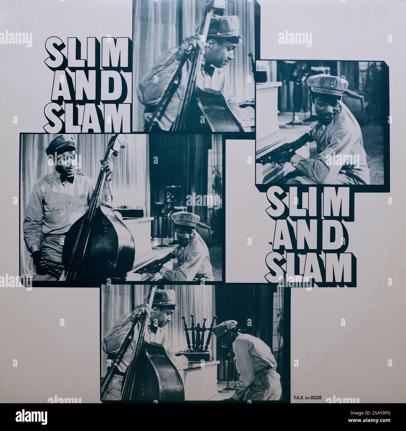 Copertina in vinile vintage. Slim e Slam, 1938 anni, ristampa Foto Stock