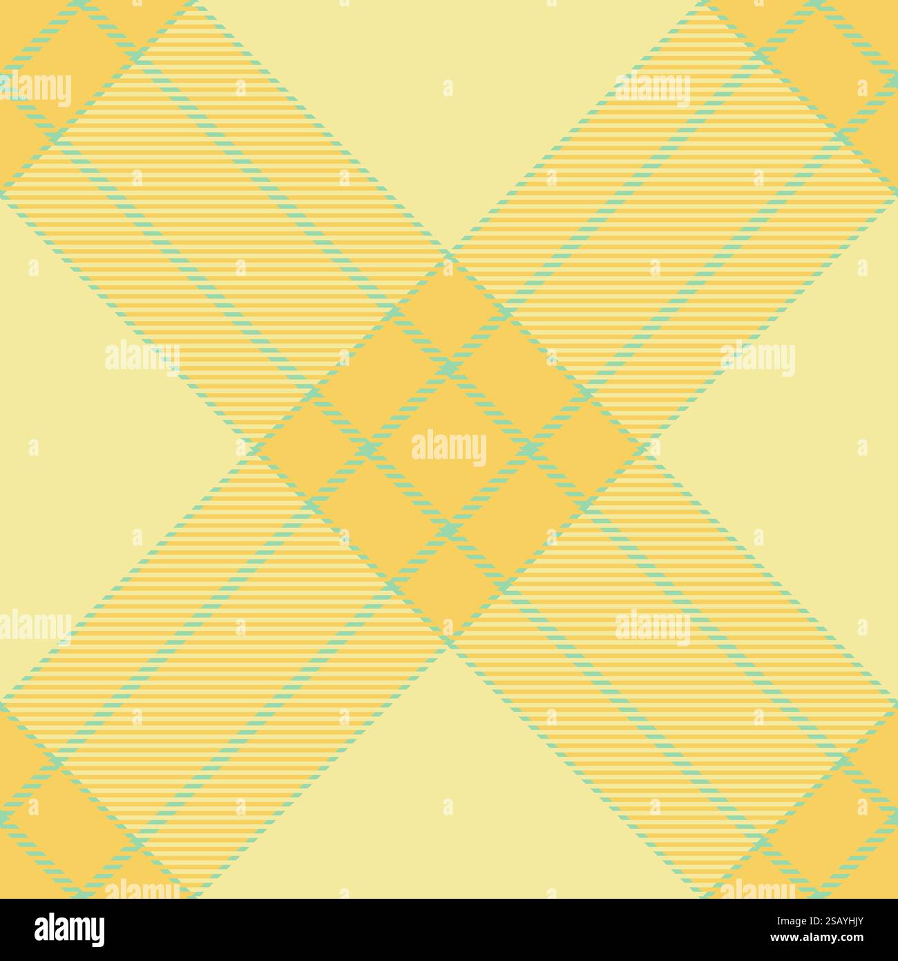 Trama a quadri foderata vettoriale, tessuto di sfondo a quadri diagonale. Motivo in tessuto tartan senza cuciture formale con tavolozza di colori ambra e giallo. Trama a quadri foderata vettoriale, tessuto di sfondo a quadri diagonale. Motivo in tessuto tartan senza cuciture formale nei colori ambra e giallo. Illustrazione Vettoriale