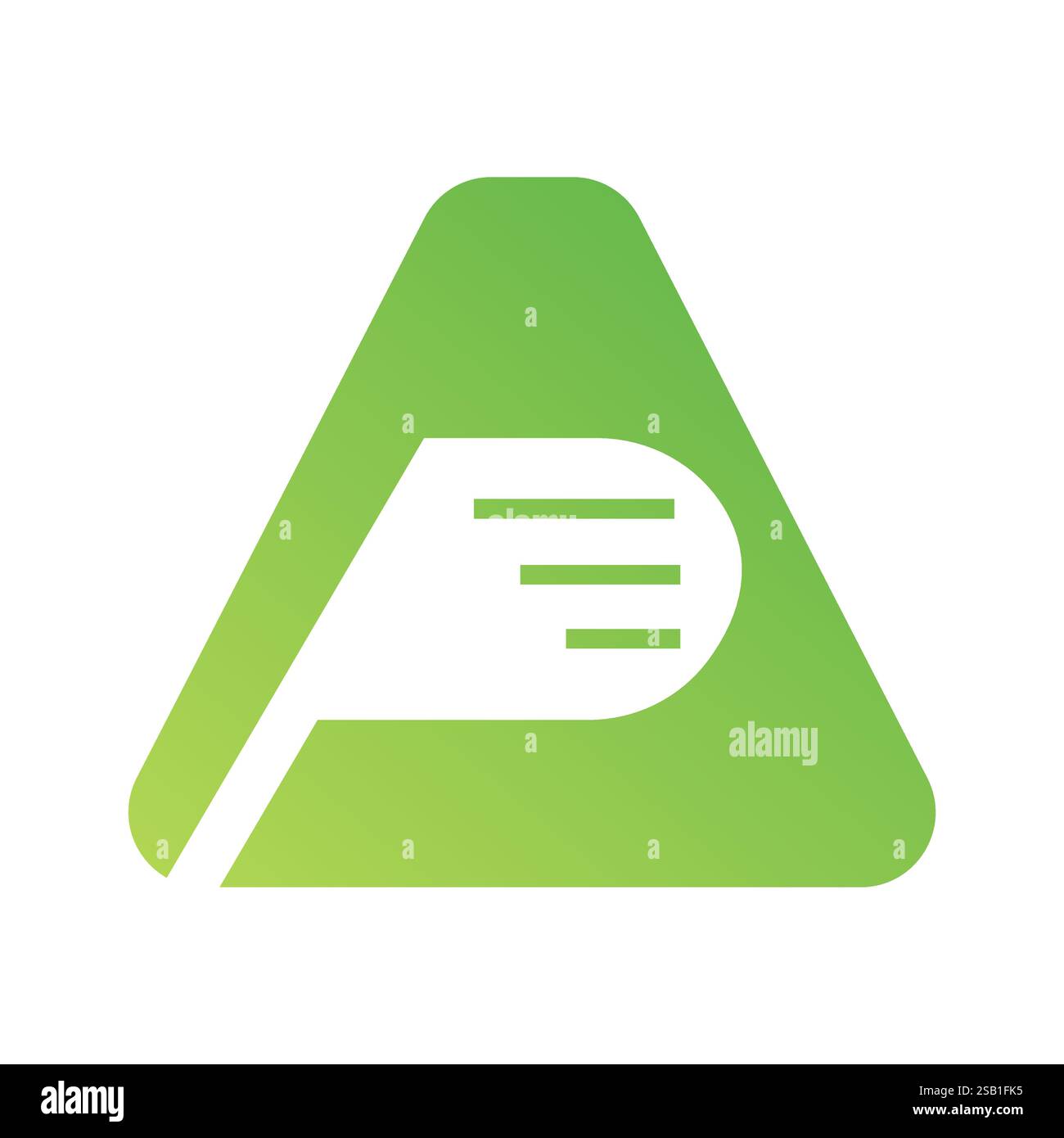 Lettera iniziale A Golf Logo Design con Golf Stick, Sport Concept Illustrazione Vettoriale