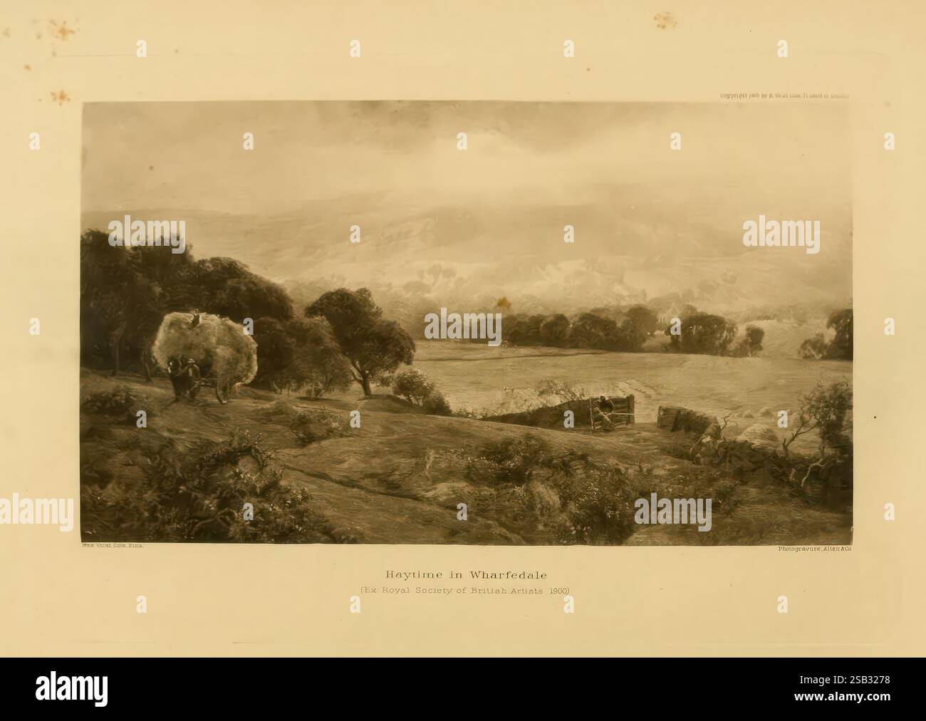 British, Trees, London, Hutchinson, 1907, la Gran Bretagna, gli alberi, Un paesaggio sereno mostra colline ondulate che incontrano l'orizzonte sotto un cielo dolcemente nuvoloso. In primo piano, un terreno strutturato punteggiato di macchie di vegetazione conduce verso una struttura distante parzialmente oscurata dagli alberi. La composizione cattura un senso di tranquillità, invitando lo spettatore ad apprezzare la bellezza naturale e le sottili complessità della scena. I morbidi contrasti evidenziano l'interazione tra luce e ombra, creando una miscela armoniosa di elementi che trasmettono un fascino rurale senza tempo. Foto Stock British, Trees, London, Hutchinson, 1907, la Gran Bretagna, gli alberi, Un paesaggio sereno mostra colline ondulate che incontrano l'orizzonte sotto un cielo dolcemente nuvoloso. In primo piano, un terreno strutturato punteggiato di macchie di vegetazione conduce verso una struttura distante parzialmente oscurata dagli alberi. La composizione cattura un senso di tranquillità, invitando lo spettatore ad apprezzare la bellezza naturale e le sottili complessità della scena. I morbidi contrasti evidenziano l'interazione tra luce e ombra, creando una miscela armoniosa di elementi che trasmettono un fascino rurale senza tempo. Foto Stock