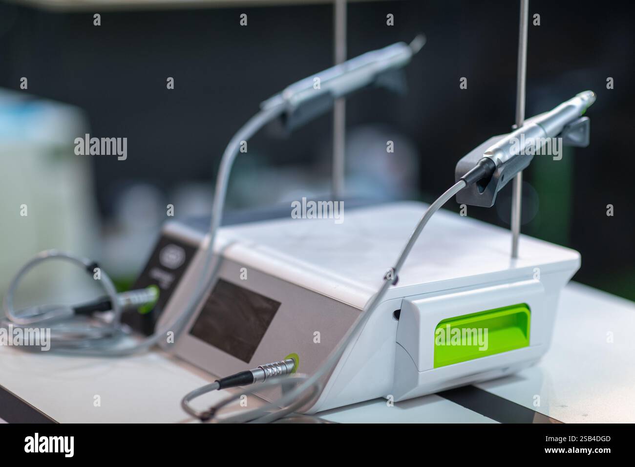 Apparecchiature per studi dentistici. Foto Stock
