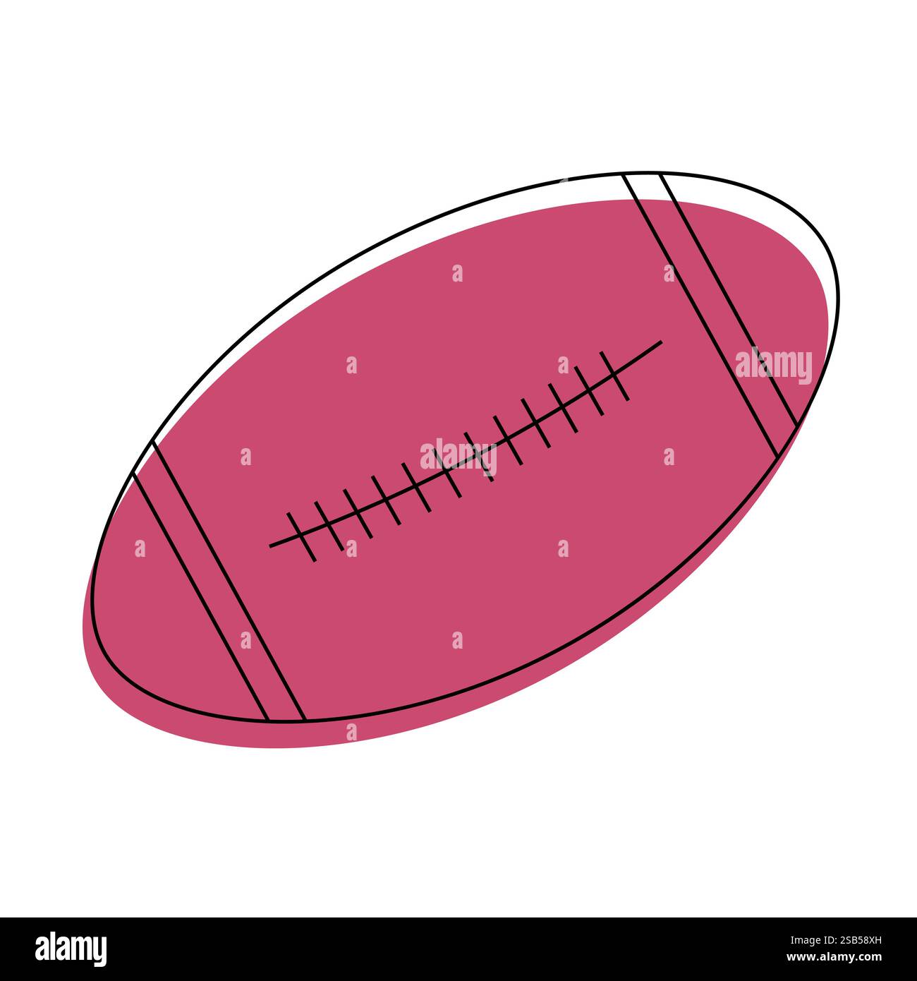 Disegno dettagliato di una palla da tennis e di una racchetta, che mostra gli strumenti principali utilizzati nell'azione di gioco del tennis. Illustrazione Vettoriale
