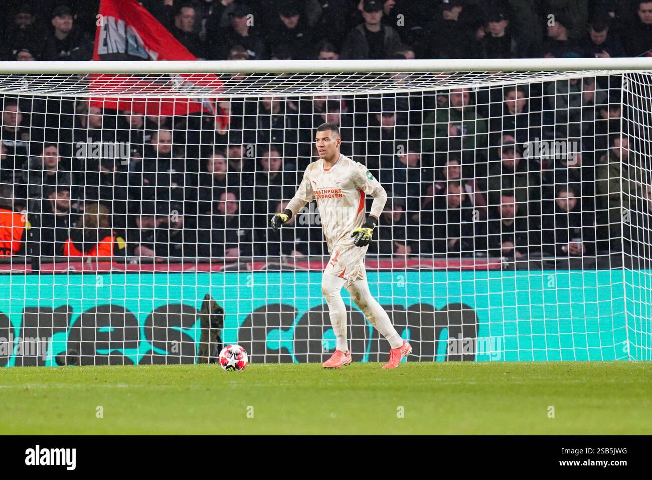 Eindhoven, Paesi Bassi. 29 gennaio 2025. Walter Benítez (1) portiere del PSV Eindhoven durante la partita PSV Eindhoven contro Liverpool FC UEFA Champions League al Philips Stadion di Eindhoven, Paesi Bassi il 29 gennaio 2025 credito: Alex Young/Every Second Media Credit: Every Second Media/Alamy Live News Foto Stock
