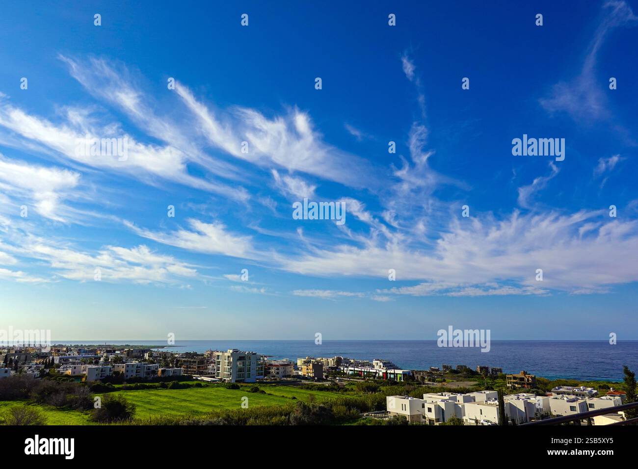 Paphos, Cipro, UE, bel tempo invernale in questa popolare destinazione turistica Foto Stock