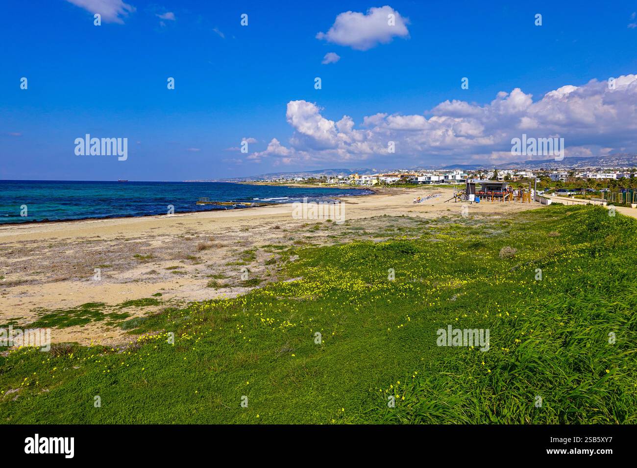 Paphos, Cipro, UE, bel tempo invernale in questa popolare destinazione turistica Foto Stock
