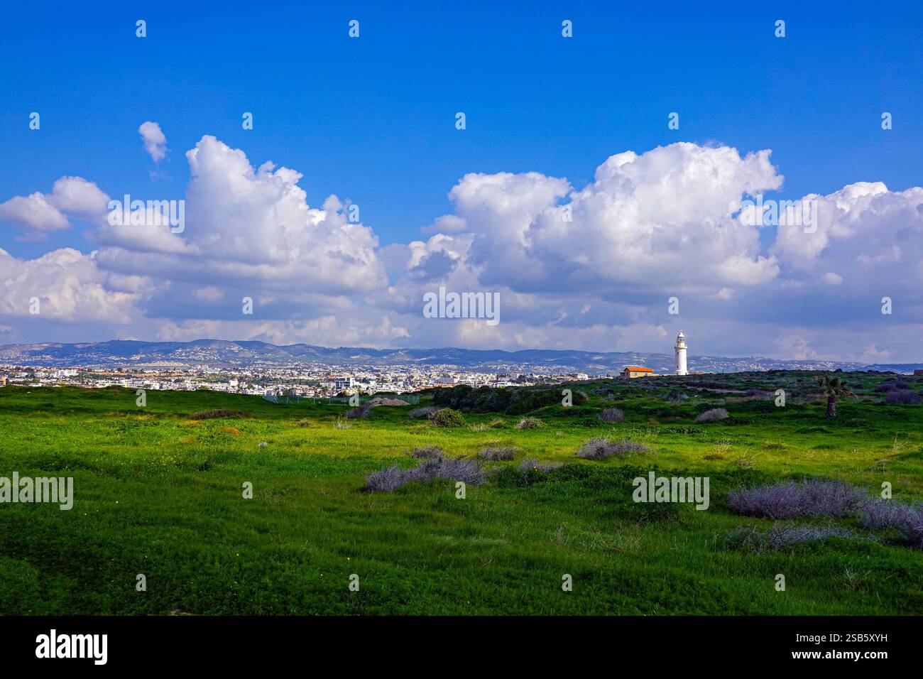 Paphos, Cipro, UE, bel tempo invernale in questa popolare destinazione turistica Foto Stock