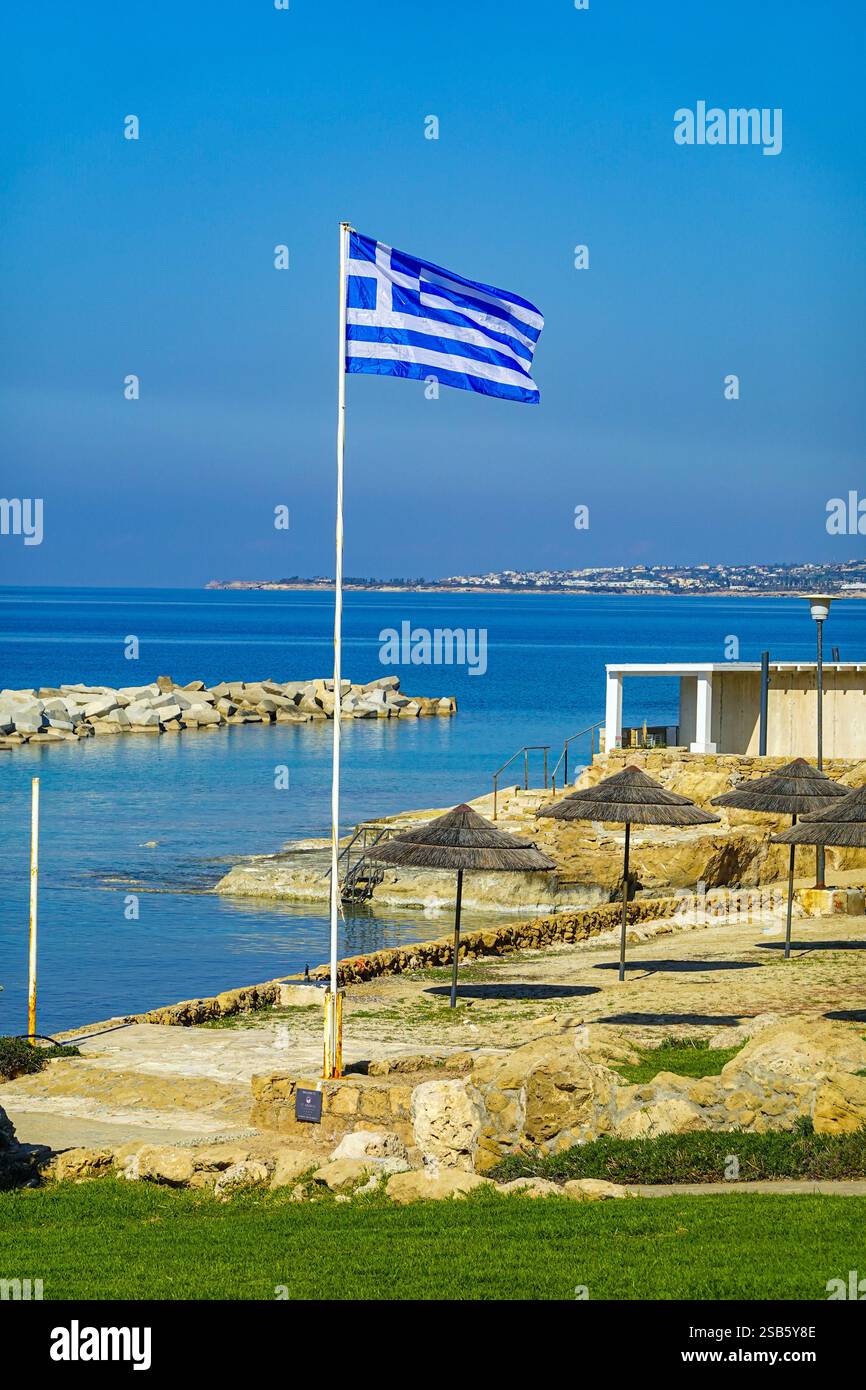 Paphos, Cipro, UE, bel tempo invernale in questa popolare destinazione turistica Foto Stock