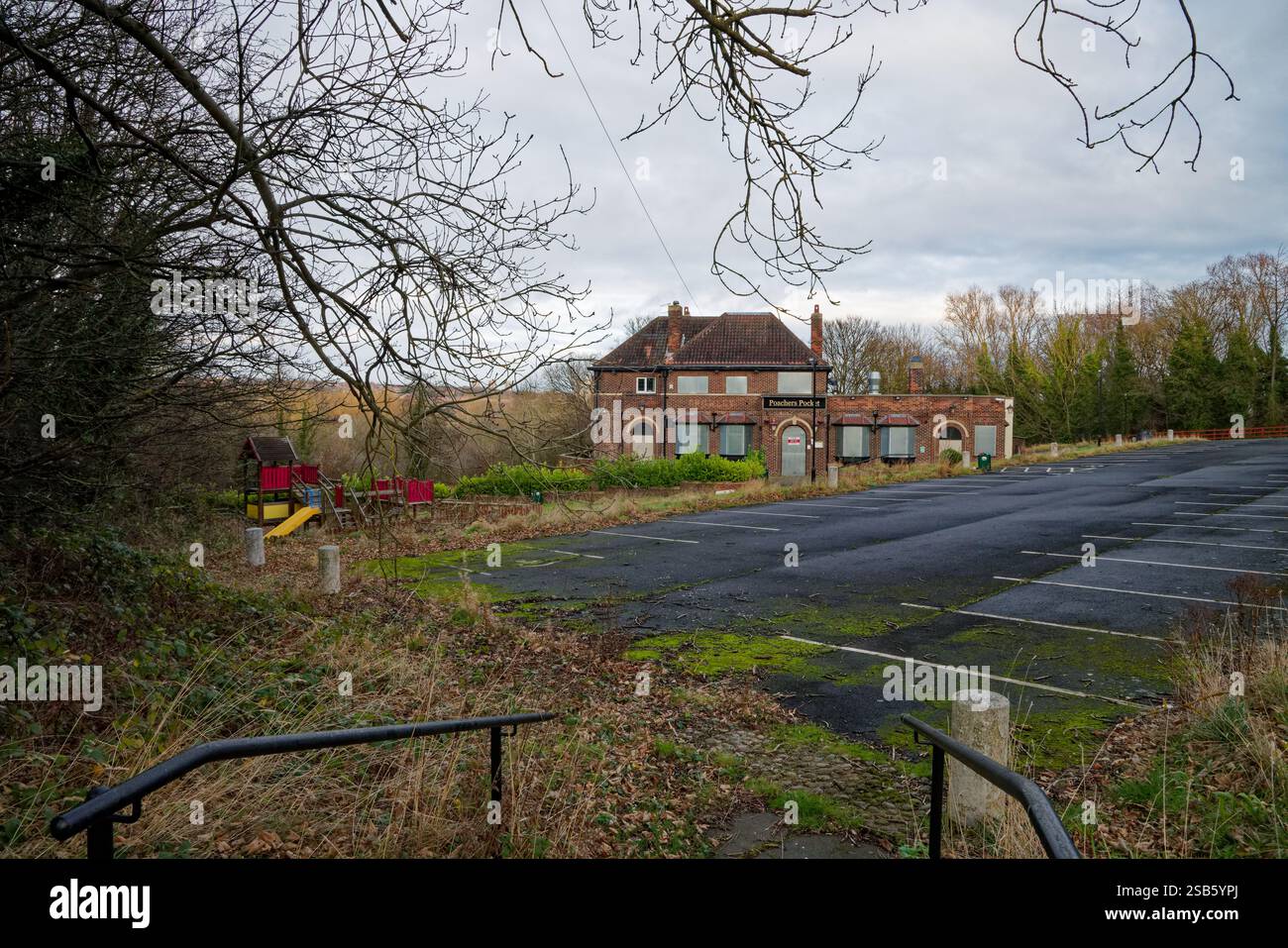 Un pub a bordo vicino a Whickham, Gateshead, Newcastle, Inghilterra. Foto Stock