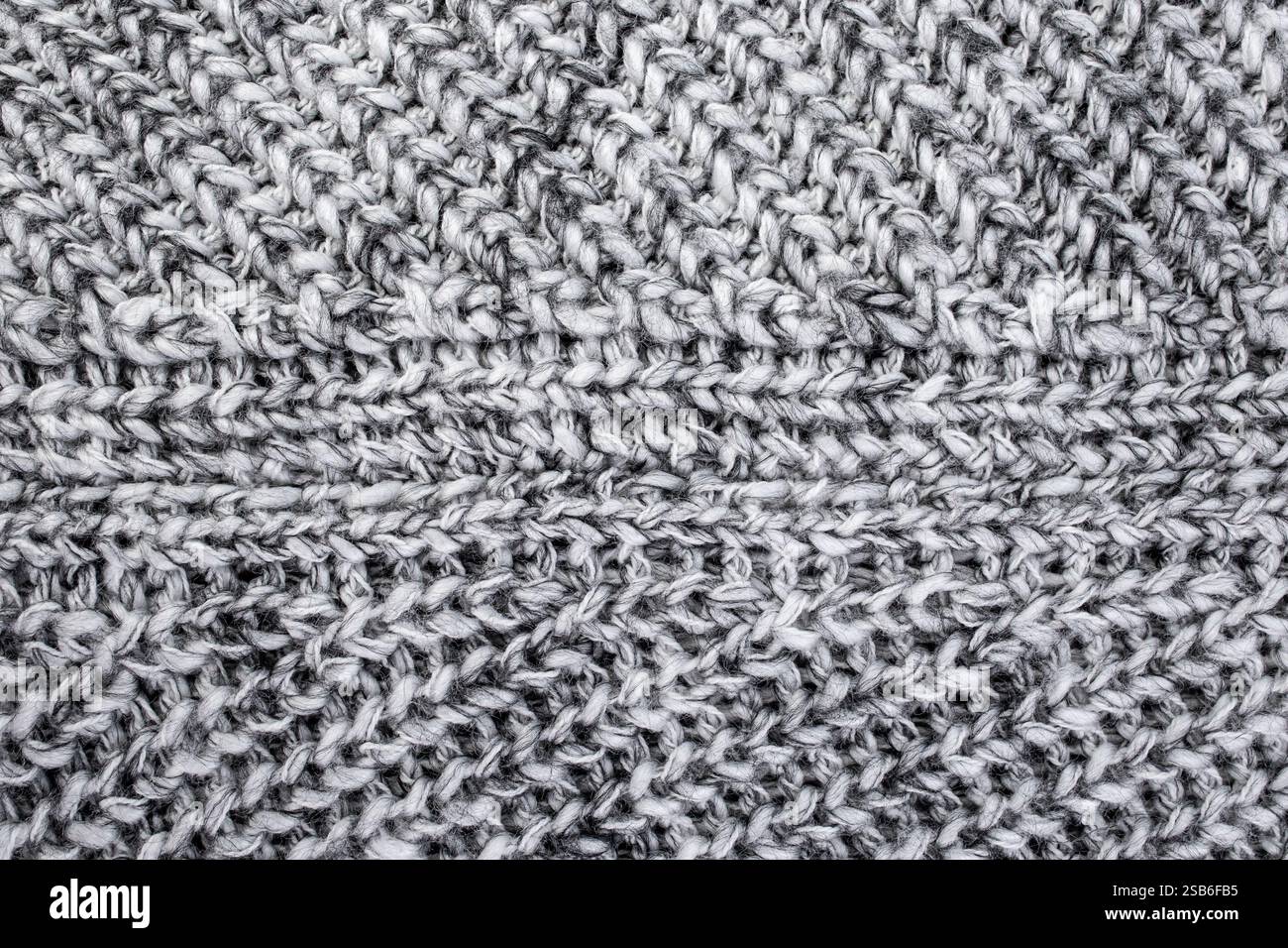 Tessuto pullover lavorato a maglia , filetto di lana morbida, Foto Stock