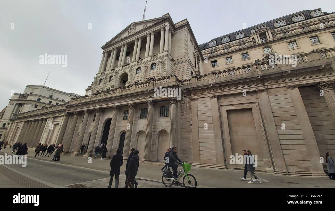 Banca d'Inghilterra - la banca centrale del Regno Unito. Foto Stock