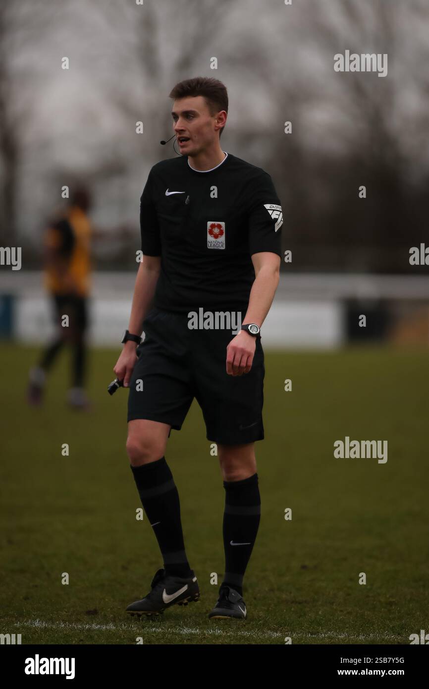 Durante la partita della National League North, Leamington contro Marine Foto Stock