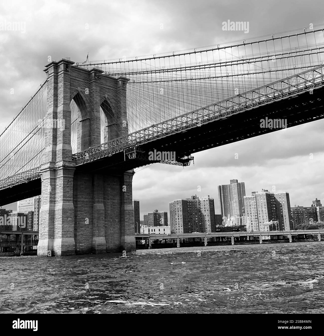 Ponte di Brooklyn - Immagine stock catturata con smartphone