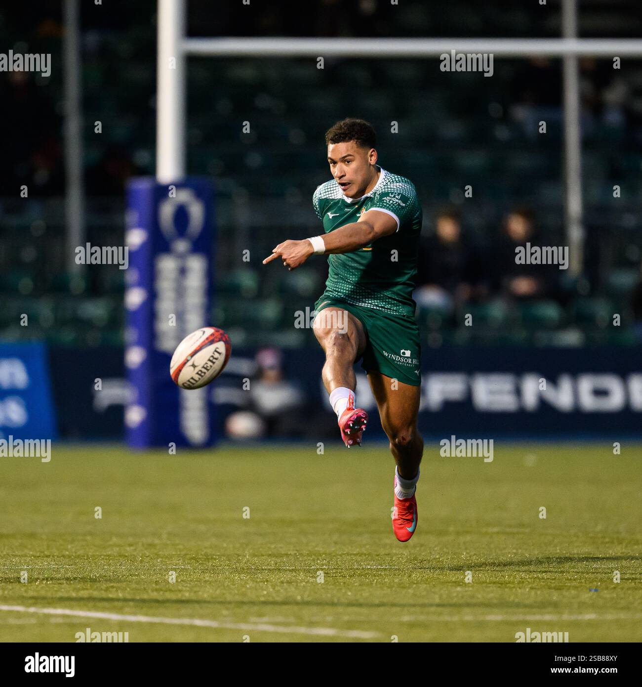 LONDRA, REGNO UNITO. 01 febbraio 25. Durante la Premiership Rugby Cup Saracens Men vs Ealing Trailfinders allo Stonex Stadium sabato 1 febbraio 2025. LONDRA, INGHILTERRA. Crediti: Taka G Wu/Alamy Live News Foto Stock