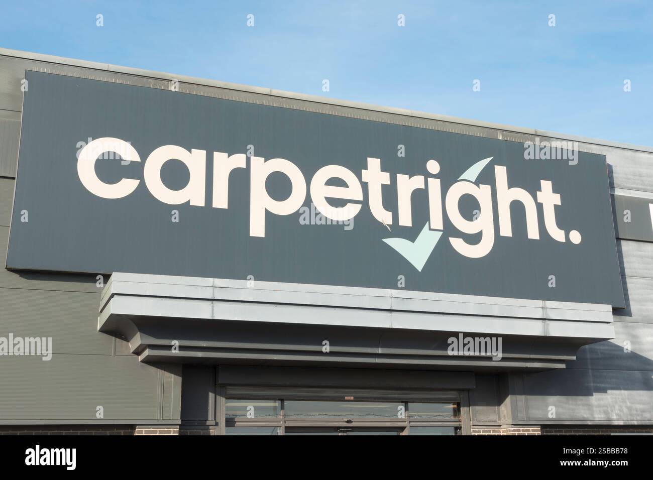 Logo o cartellonistica Carpetright Foto Stock