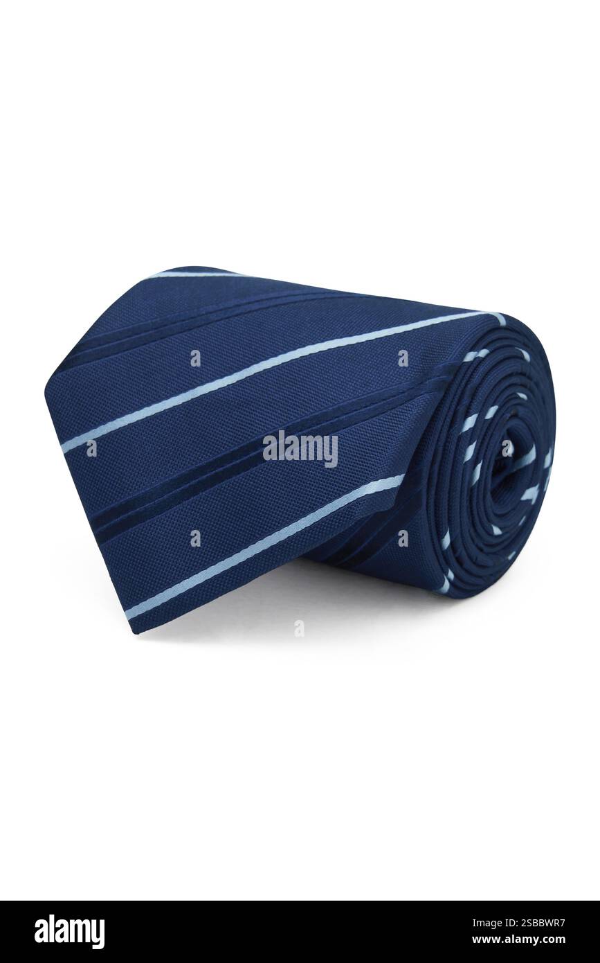 Cravatta ( cravatta ) isolata su sfondo bianco + percorso di ritaglio. Foto Stock